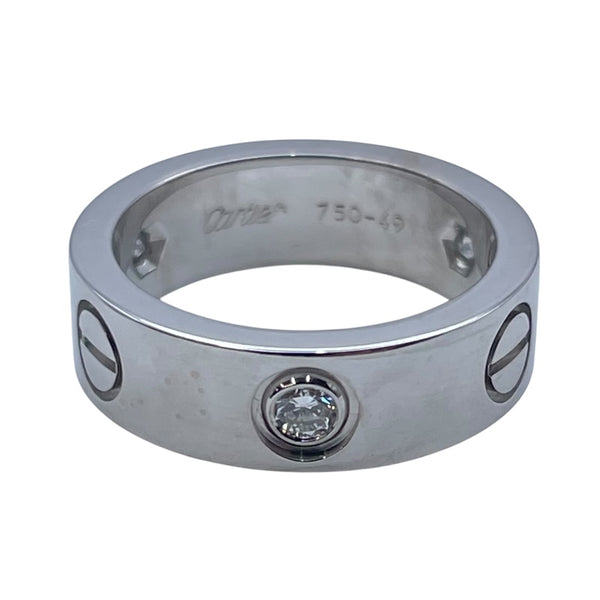 カルティエ Cartier ラブリング(3PD) ホワイトゴールド 750 ジュエリー