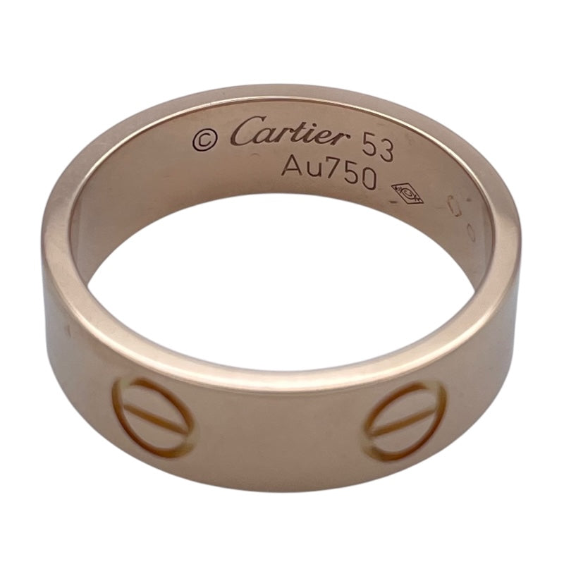 カルティエ Cartier ラブリング ピンクゴールド Au750 ジュエリー