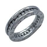 ブルガリ BVLGARI ビーゼロワンリング1バンド(XS) ホワイトゴールド 750 ジュエリー