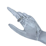 ブルガリ BVLGARI ビーゼロワンリング1バンド(XS) ホワイトゴールド 750 ジュエリー