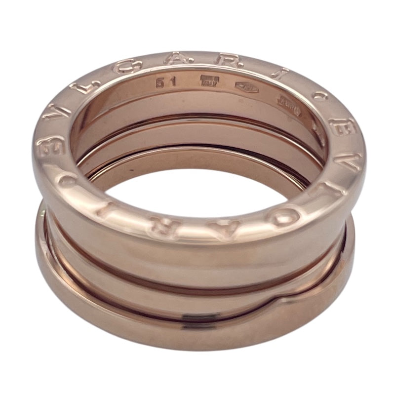 ブルガリ BVLGARI ビーゼロワンリング3バンド(S) ピンクゴールド 750 ジュエリー