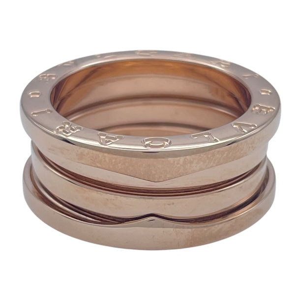 ブルガリ BVLGARI ビーゼロワンリング3バンド(S) ピンクゴールド 750 ジュエリー
