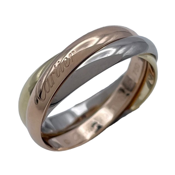 カルティエ Cartier トリニティリング ゴールドxピンクゴールドxホワイトゴールド Au750 ジュエリー