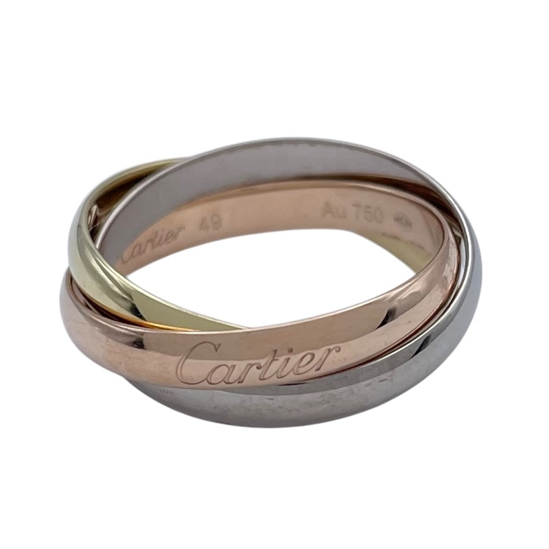 カルティエ Cartier トリニティリング ゴールドxピンクゴールドxホワイトゴールド Au750 ジュエリー