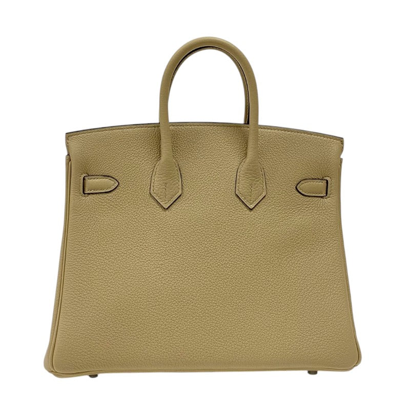 エルメス HERMES バーキン25 K刻 トレンチ シルバー金具 トゴ レディース ハンドバッグ