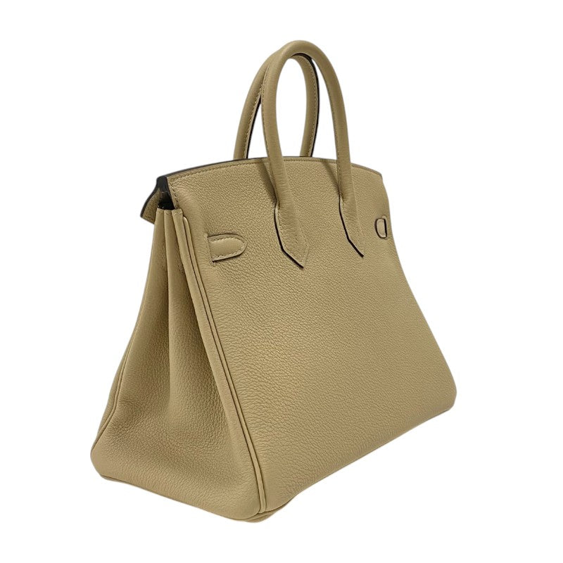 エルメス HERMES バーキン25 K刻 トレンチ シルバー金具 トゴ レディース ハンドバッグ