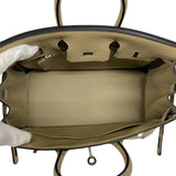 エルメス HERMES バーキン25 K刻 トレンチ シルバー金具 トゴ レディース ハンドバッグ