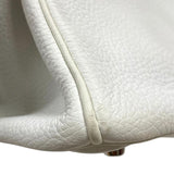 エルメス HERMES バーキン30 □L刻 ホワイト シルバー金具 トゴ レディース ハンドバッグ