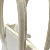 エルメス HERMES バーキン30 □L刻 ホワイト シルバー金具 トゴ レディース ハンドバッグ