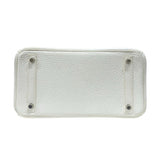 エルメス HERMES バーキン30 □L刻 ホワイト シルバー金具 トゴ レディース ハンドバッグ