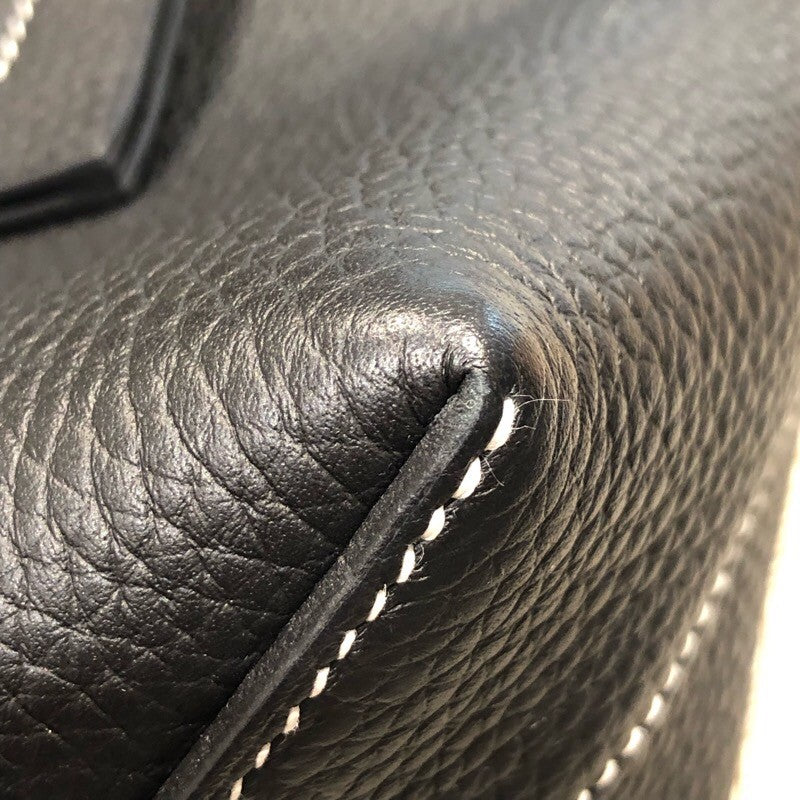 エルメス HERMES カバセリエ31 W刻 ブラック トリヨンクレマンス レディース トートバッグ