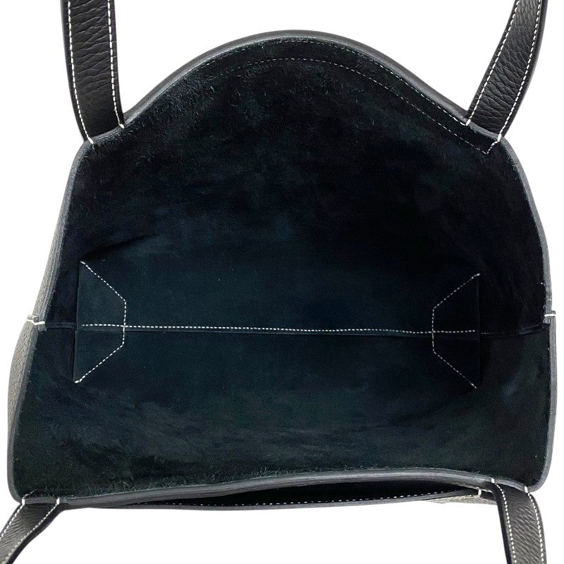 エルメス HERMES カバセリエ31 W刻 ブラック トリヨンクレマンス レディース トートバッグ