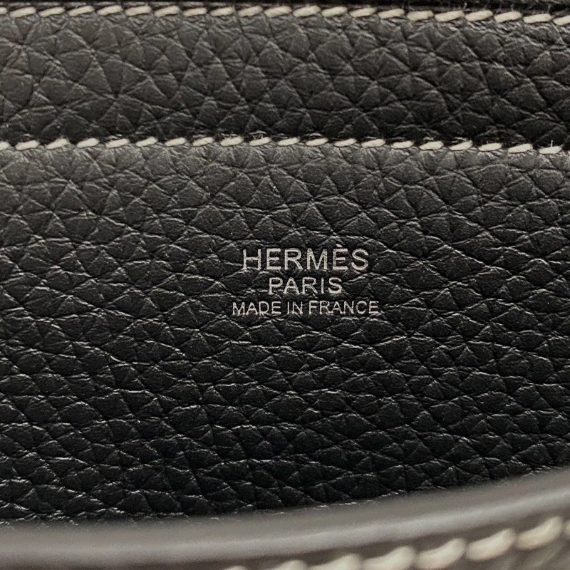エルメス HERMES カバセリエ31 W刻 ブラック トリヨンクレマンス レディース トートバッグ