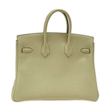 エルメス HERMES バーキン25 Z刻 セージ シルバー金具 トゴ レディース ハンドバッグ