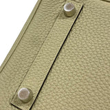 エルメス HERMES バーキン25 Z刻 セージ シルバー金具 トゴ レディース ハンドバッグ