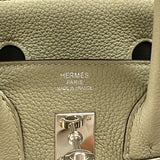 エルメス HERMES バーキン25 Z刻 セージ シルバー金具 トゴ レディース ハンドバッグ