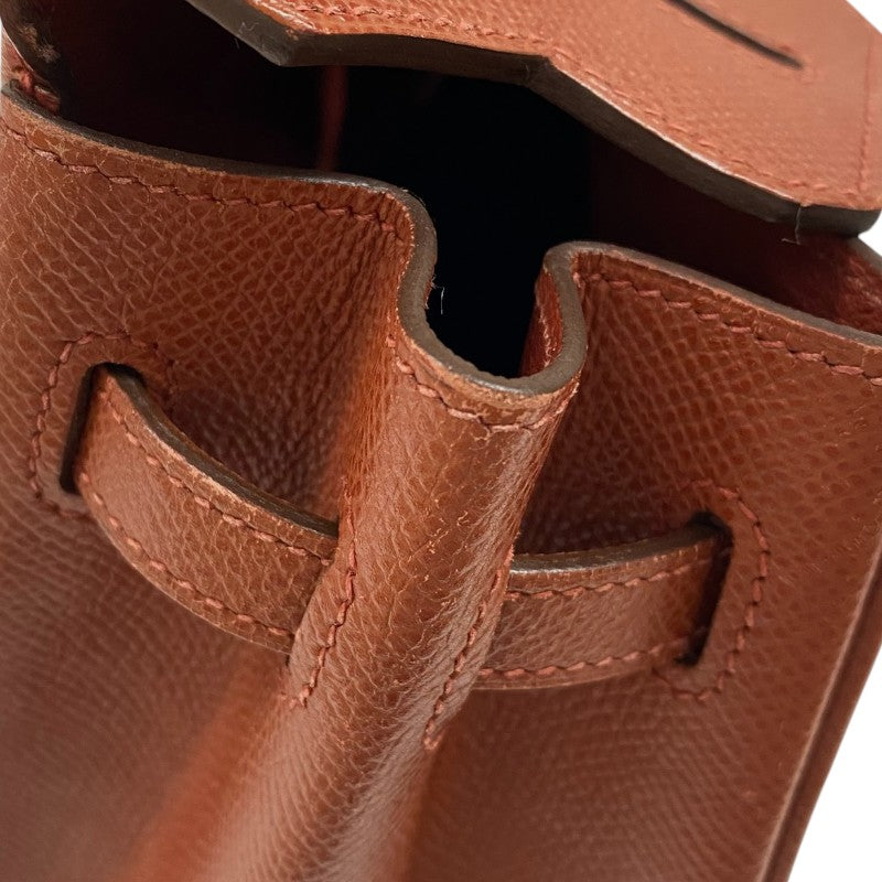 エルメス HERMES バーキン25 □M刻 シエンヌ シルバー金具 エプソン レディース ハンドバッグ