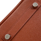 エルメス HERMES バーキン25 □M刻 シエンヌ シルバー金具 エプソン レディース ハンドバッグ