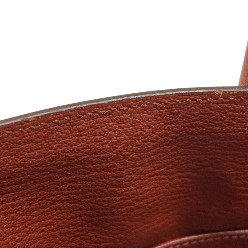 エルメス HERMES バーキン25 □M刻 シエンヌ シルバー金具 エプソン レディース ハンドバッグ
