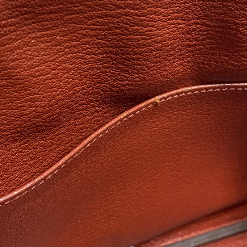 エルメス HERMES バーキン25 □M刻 シエンヌ シルバー金具 エプソン レディース ハンドバッグ