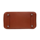 エルメス HERMES バーキン25 □M刻 シエンヌ シルバー金具 エプソン レディース ハンドバッグ