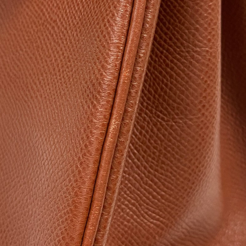 エルメス HERMES バーキン25 □M刻 シエンヌ シルバー金具 エプソン レディース ハンドバッグ