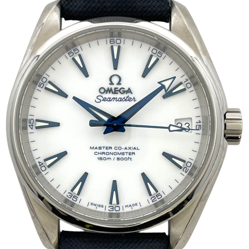 オメガ OMEGA シーマスター アクアテラ マスターコーアクシャル グッドプラネット 231.92.39.21.04.001 ホワイト チタン 自動巻き メンズ 腕時計