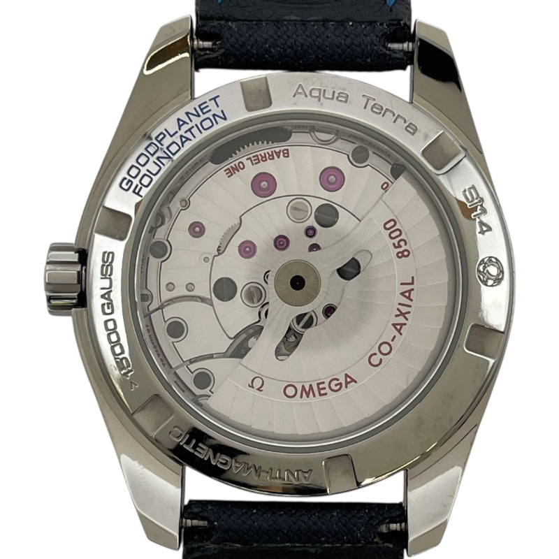 オメガ OMEGA シーマスター アクアテラ マスターコーアクシャル グッドプラネット 231.92.39.21.04.001 ホワイト チタン 自動巻き メンズ 腕時計