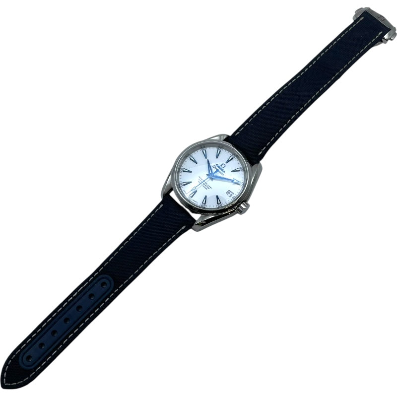 オメガ OMEGA シーマスター アクアテラ マスターコーアクシャル グッドプラネット 231.92.39.21.04.001 ホワイト チタン 自動巻き メンズ 腕時計