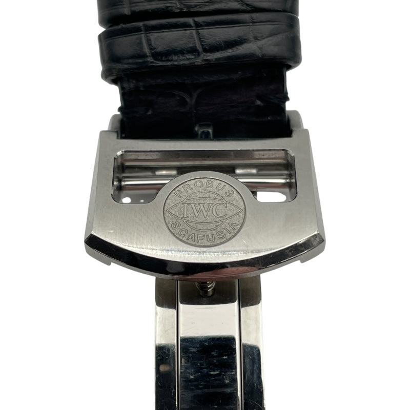 インターナショナルウォッチカンパニー IWC ポルトギーゼ クロノグラフ 150イヤーズ IW371601 ブルー SS メンズ 腕時計