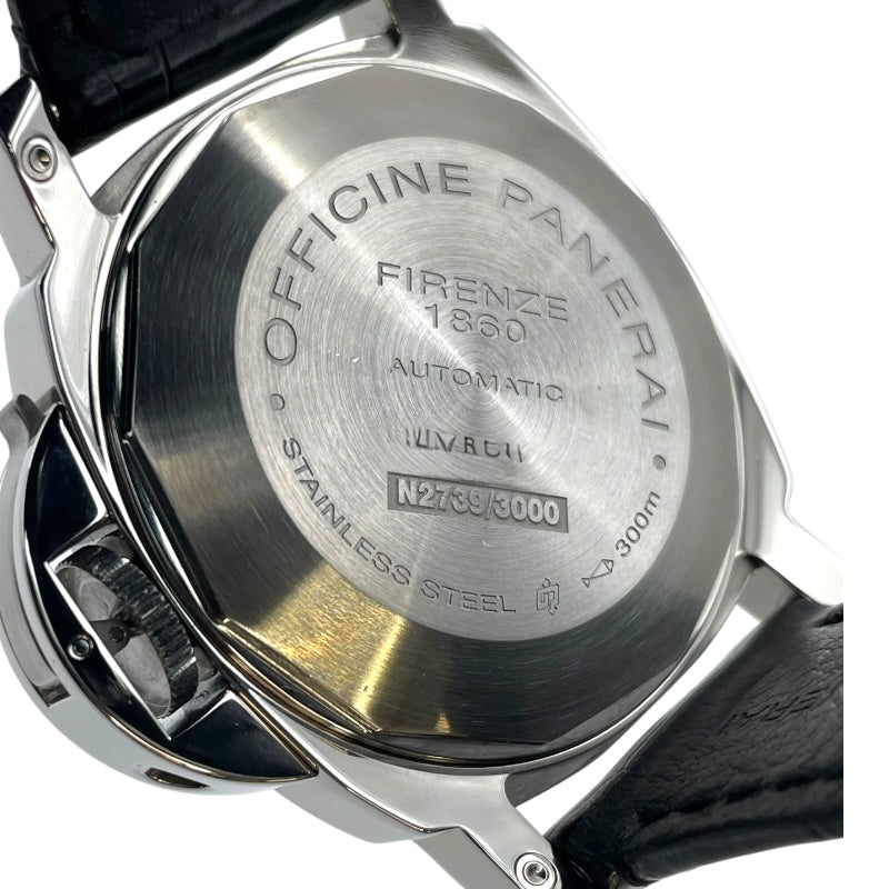 パネライ PANERAI ルミノールマリーナ PAM00104 ブラック SS 自動巻き メンズ 腕時計