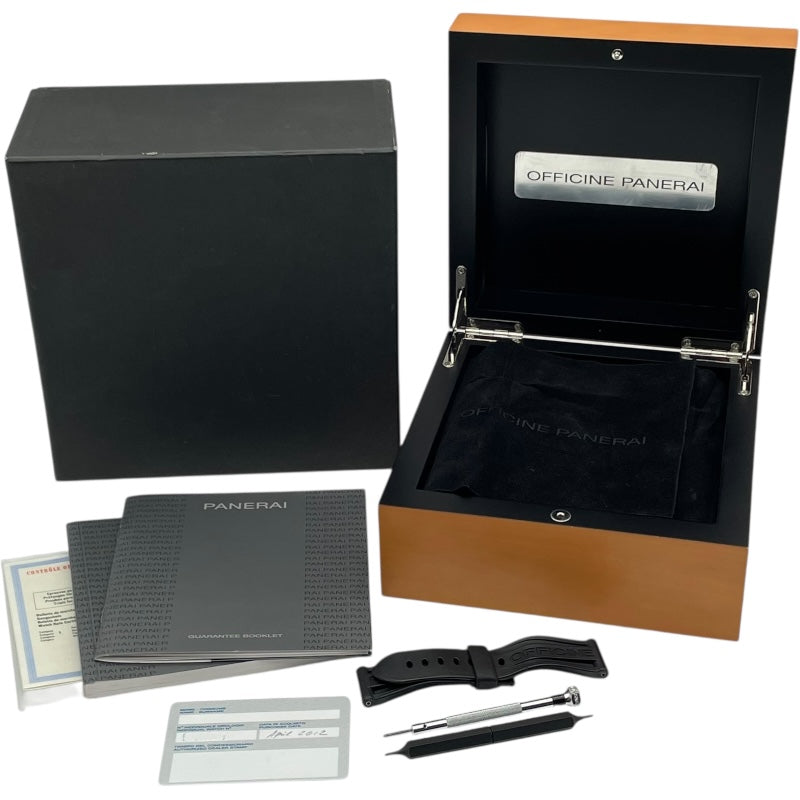パネライ PANERAI ルミノールマリーナ PAM00104 ブラック SS 自動巻き メンズ 腕時計