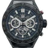 タグ・ホイヤー TAG HEUER カレラキャリバーホイヤー02　クロノグラフ CBG2A91.FT6173 ブラック カーボン メンズ 腕時計