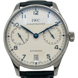 インターナショナルウォッチカンパニー IWC ポルトギーゼ 　オートマティック 7デイズ IW500107 ホワイト SS メンズ 腕時計