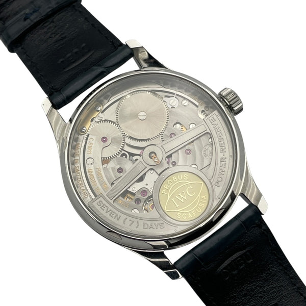 インターナショナルウォッチカンパニー IWC ポルトギーゼ 　オートマティック 7デイズ IW500107 ホワイト SS メンズ 腕時計