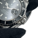 ロレックス ROLEX サブマリーナ― デイト U番 16610 ブラック SS 自動巻き メンズ 腕時計
