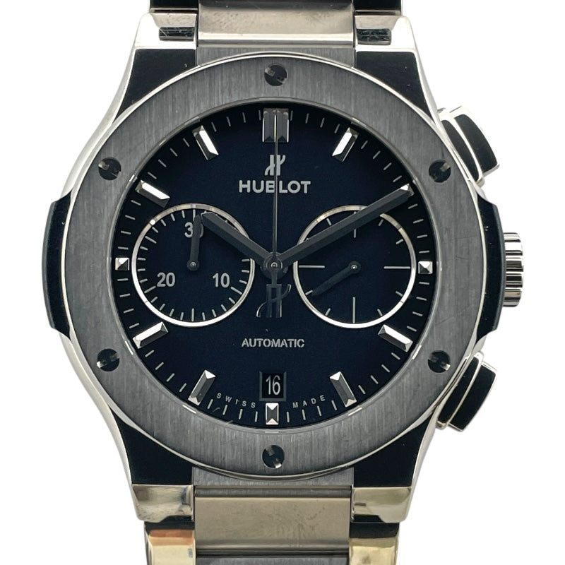 ウブロ HUBLOT クラシックフュージョン インテグレーテッド ブレスレット 540.NX1170NX ブラック チタン 自動巻き メンズ 腕時計 ウブロ HUBLOT クラシックフュージョン インテグレーテッド