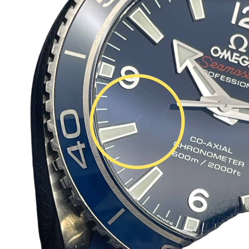 オメガ OMEGA シーマスター プラネットオーシャン 600M コーアクシャル 232.92.42.21.03.001 ネイビー チタン 自動巻き メンズ 腕時計
