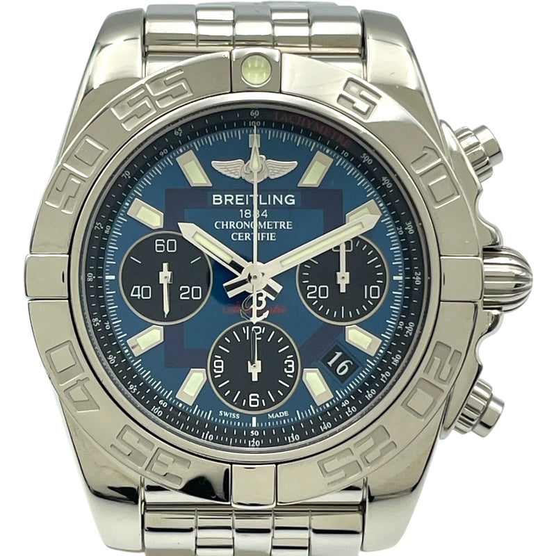 ブライトリング BREITLING クロノマット41 A014C30PA(AB0140) ブルー SS 自動巻き メンズ 腕時計
