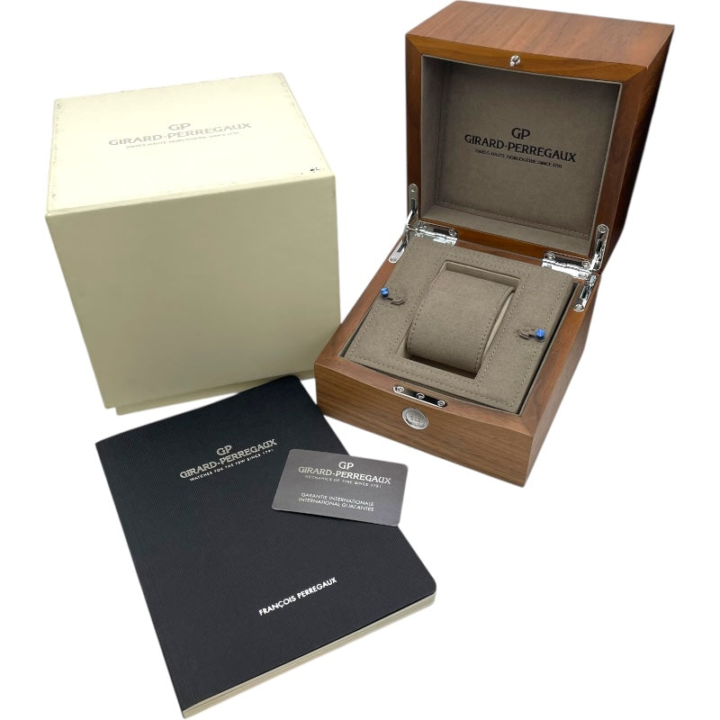 ジラール・ペルゴ GIRARD PERREGAUX ロレアート 42mm 81010-11-634-11A ブラック SS 自動巻き メンズ 腕時計