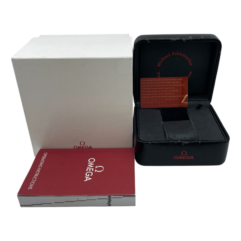 オメガ OMEGA スピードマスター レジェンド クロノグラフ ミハエル・シューマッハ 3507.51 ブラック SS 自動巻き メンズ 腕時計