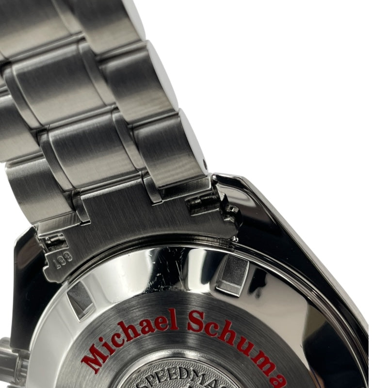 オメガ OMEGA スピードマスター レジェンド クロノグラフ ミハエル・シューマッハ 3507.51 ブラック SS 自動巻き メンズ 腕時計