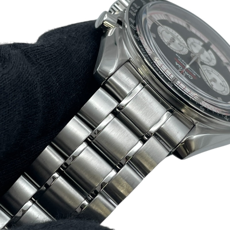 オメガ OMEGA スピードマスター レジェンド クロノグラフ ミハエル・シューマッハ 3507.51 ブラック SS 自動巻き メンズ 腕時計