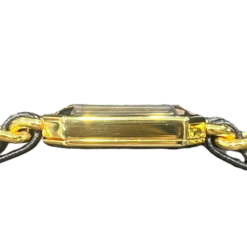 シャネル CHANEL プルミエール S H0001 ブラック GP レディース 腕時計