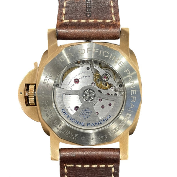 パネライ PANERAI サブマーシブル ブロンソ PAM00968 ブラウン ブロンズ/ブラウンセラミック/チタン 自動巻き メンズ 腕時計