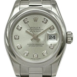 ロレックス ROLEX デイトジャスト26 179166G シルバー プラチナ 自動巻き レディース 腕時計