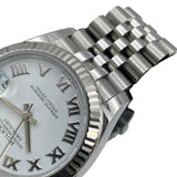 ロレックス ROLEX デイトジャスト31 278274 ホワイト SS×WG 自動巻き レディース 腕時計