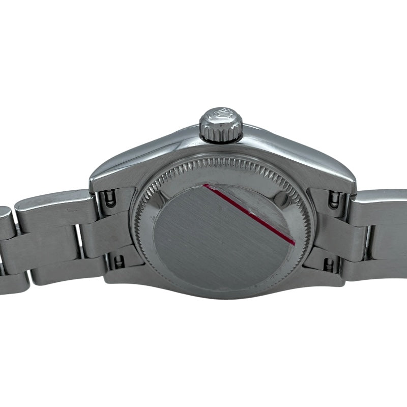 ロレックス ROLEX オイスターパーペチュアル26 176200 ブラック SS 自動巻き レディース 腕時計