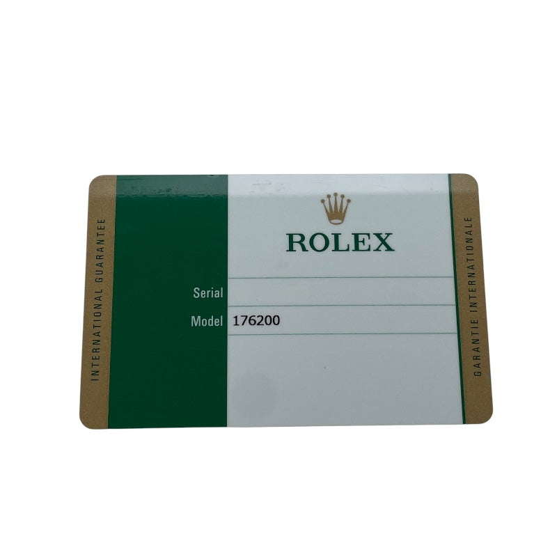 ロレックス ROLEX オイスターパーペチュアル26 176200 ブラック SS 自動巻き レディース 腕時計