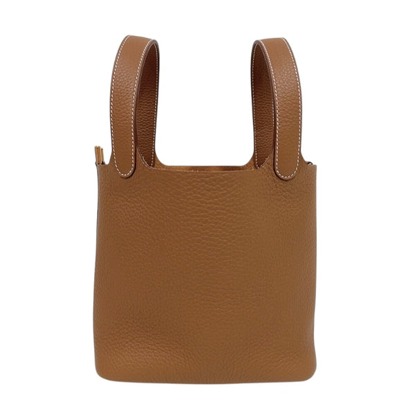 エルメス HERMES ピコタンロックPM K刻印　(2025年製) ゴールド　ゴールド金具 トリヨンクレマンス ユニセックス ハンドバッグ